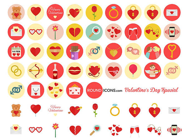 40 Valentine's Icons
