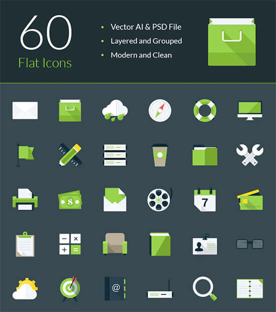 Modern Flat Icons