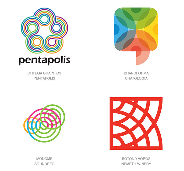 Мультицентрирование в логотипах 2017