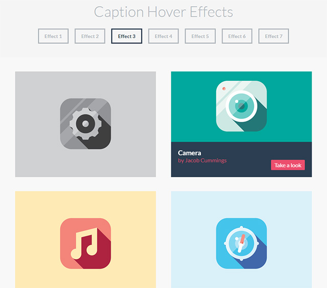 Caption Hover Effects
