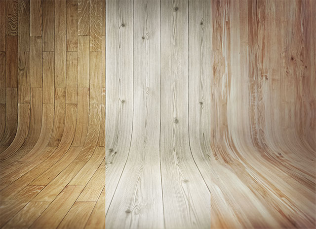 3 Curved Wooden Backdrops Vol.1