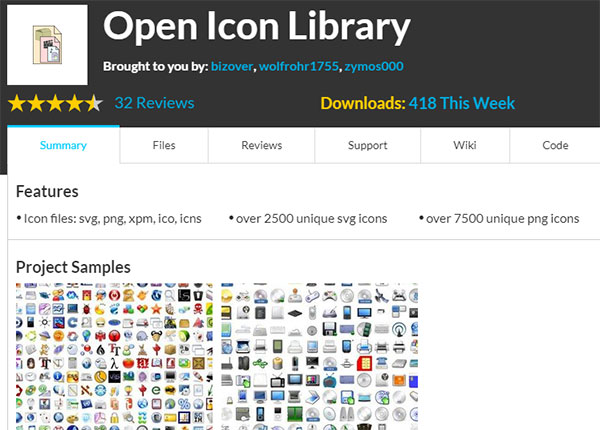 Open Icon Library