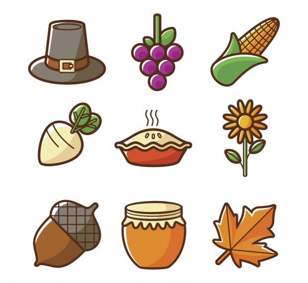 Autumn icon collection