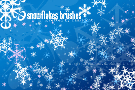 Snowflakes Brushes by hawksmont