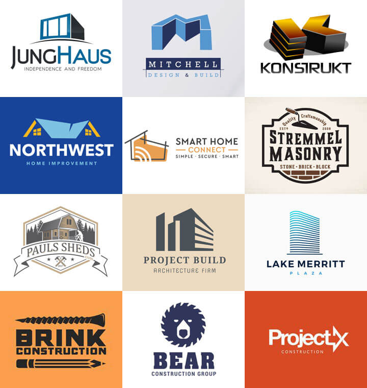 логотипы строительных компаний 